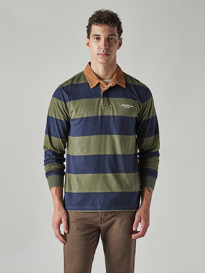 levi's Men's Striped Loose Fit Jersey Polo T shirt-picture-20