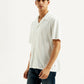 Men's Textured Relaxed Fit Resort Collar Knit Shirt - Side View