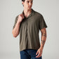 Men's Textured Relaxed Fit Shirt - Styleshot View