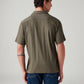 Men's Textured Relaxed Fit Shirt - Back View