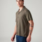 Men's Textured Relaxed Fit Shirt - Side View
