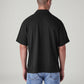 Men's Solid Relaxed Fit Resort Collar Shirt - Back View