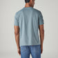 Men's Solid Regular Fit Jersey T-Shirt - Back View