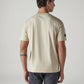 Men's Solid Regular Fit Jersey Commuter T-Shirt - Back View