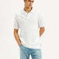 Men's Redloop Textured Slim Fit Polo T-Shirt - Styleshot View