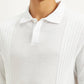 Men's Redloop Textured Slim Fit Polo T-Shirt - Detail View