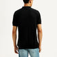 Men's Redloop Textured Slim Fit Polo T-Shirt - Back View