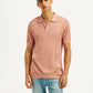 Men's Redloop Textured Slim Fit Polo T-Shirt - Styleshot View