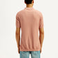 Men's Redloop Textured Slim Fit Polo T-Shirt - Back View