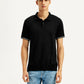 Men's Solid Slim Fit Polo T-Shirt - Front View