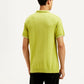 Men's Solid Slim Fit Polo T-Shirt - Back View
