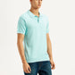 Men's Solid Slim Fit Polo T-Shirt - Side View