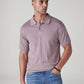 Men's Solid Mauve Pique Polo T shirt - 20 View