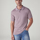 Men's Solid Mauve Pique Polo T shirt - 20 View