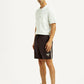 Men's Brown Regular Fit Mid Rise Shorts - Side View
