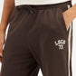 Men's Dark Brown Solid Utility Joggers - 391c7992-ca2b-4c19-8172-fe5b1d8d05fb View