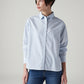 Women's Striped Relaxed Fit Shirt - Front View