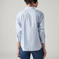 Women's Striped Relaxed Fit Shirt - Back View