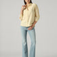 Women's Striped Relaxed Fit Linen Shirt - Full View
