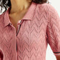 Women's Textured Slim Fit Polo T-shirt - 20 View