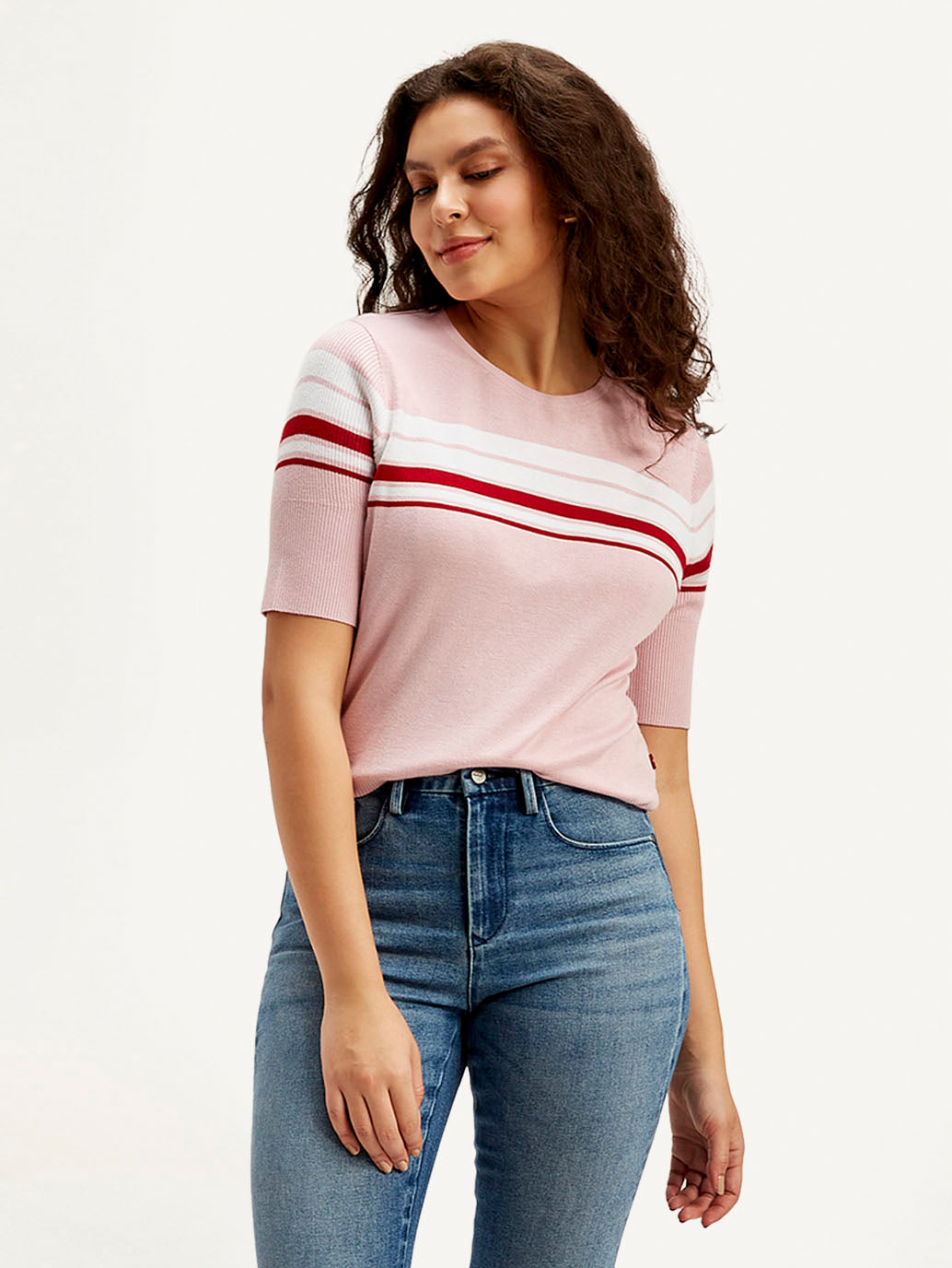 Women's Striped Slim Fit T-shirt