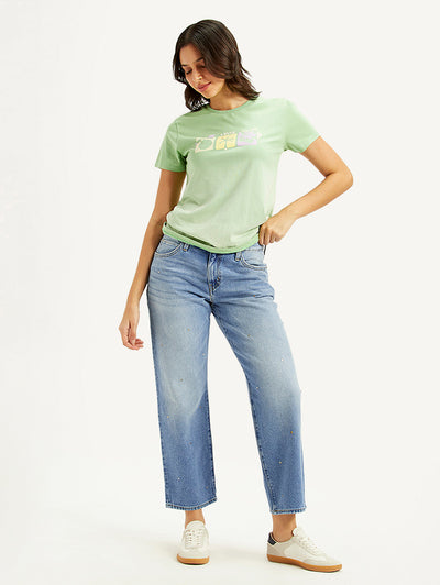 levi's Women's 94 Light Blue Baggy Fit Mid Rise Jeans-picture-31