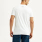 Men's Solid White Slim Fit T-Shirt - Back View