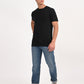 Men's Solid Black Slim Fit T-shirt - 6 View