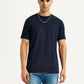 Men's Solid Black Slim Fit T-Shirt - Styleshot View