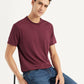 Men's Solid Slim Fit T-shirt - Styleshot View