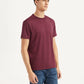 Men's Solid Slim Fit T-shirt - Side View