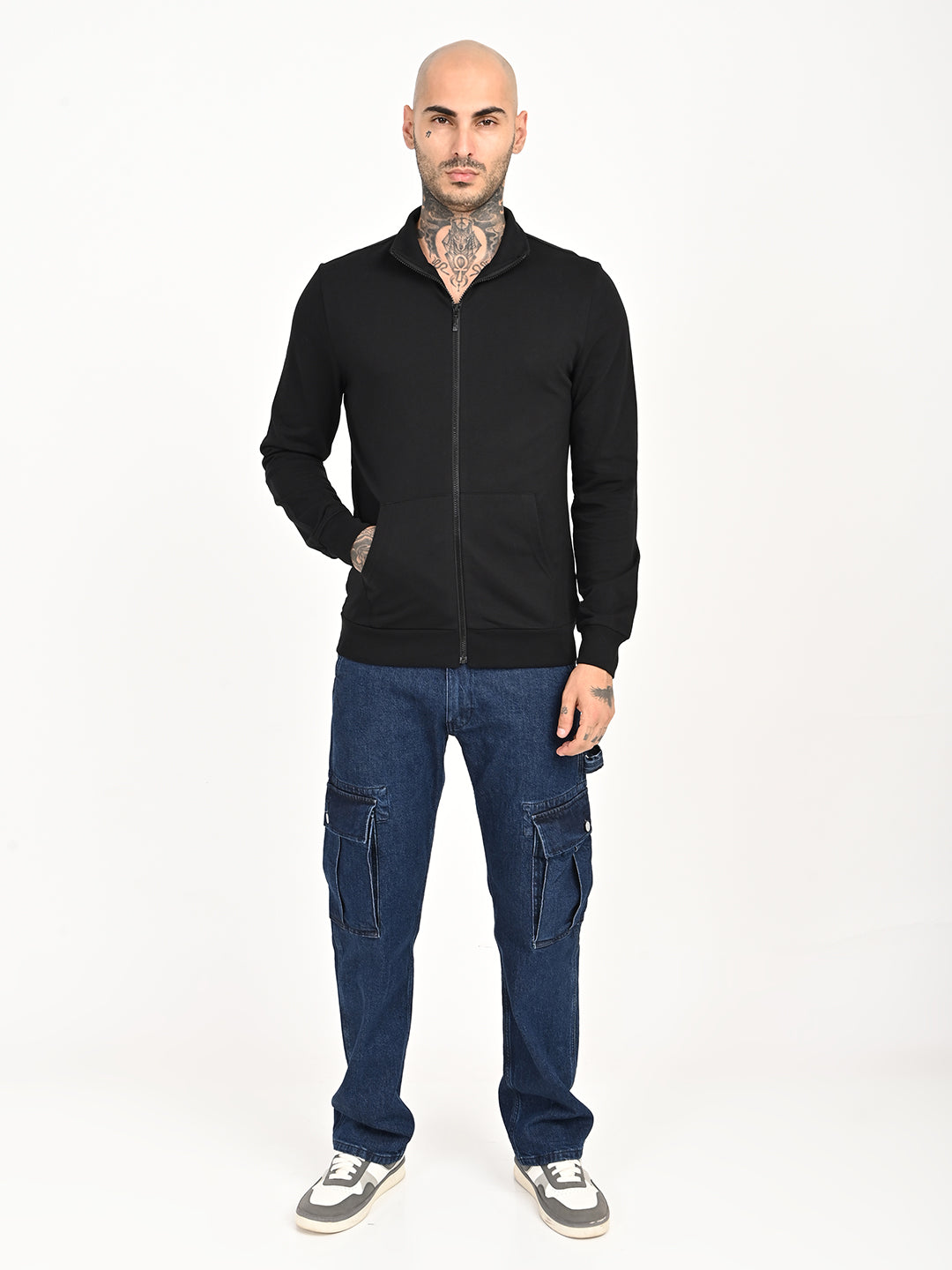 Men's Solid Turtleneck Sweatshirt
