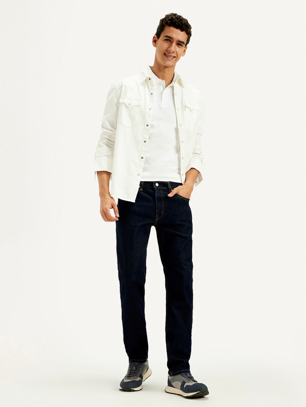 Men's 511 Dark Indigo Slim Fit Mid Rise Jeans
