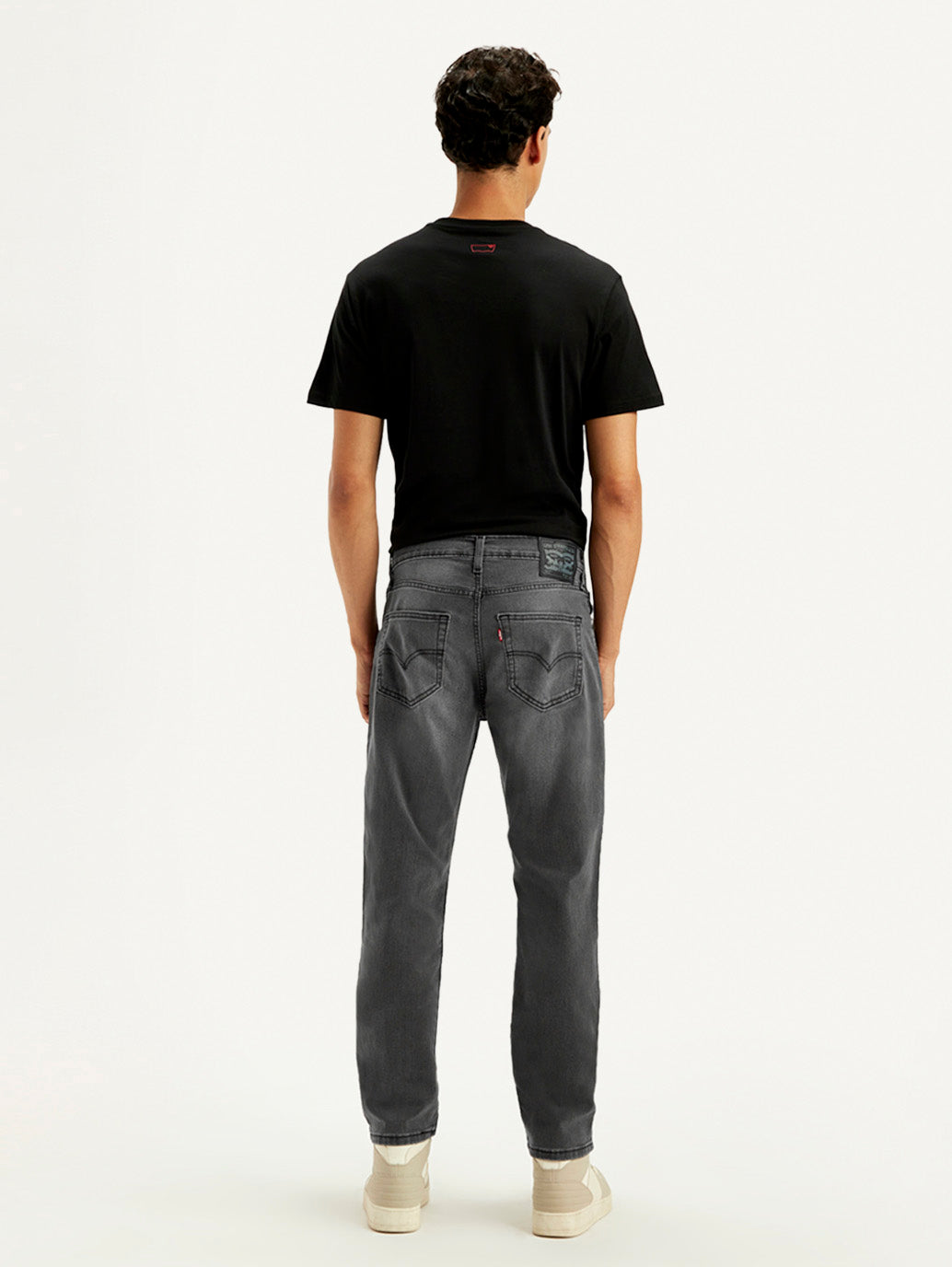 Men's 511 Charcoal Grey Slim Fit Mid Rise Jeans - Back View