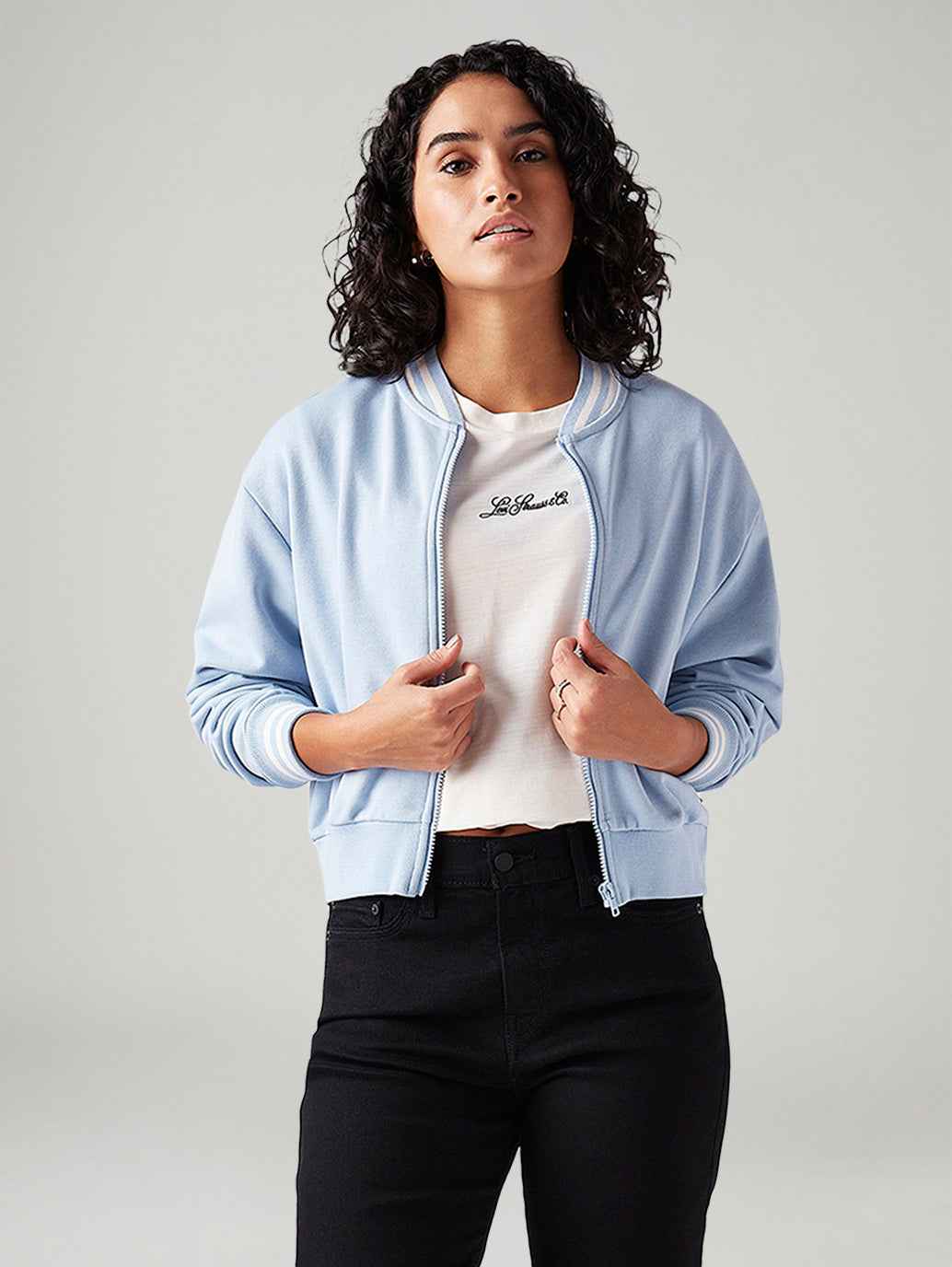 Women's Brand Logo Printed Regular Fit Sweatshirt - Styleshot View