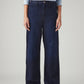 Women's Dark Blue Loose Fit High Rise Redloop Jeans - Front View