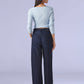 Women's Dark Blue Loose Fit High Rise Redloop Jeans - 6cbc3e7e-5a22-4c43-bbb4-eab683e62167 View