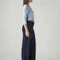 Women's Dark Blue Loose Fit High Rise Redloop Jeans - Side View