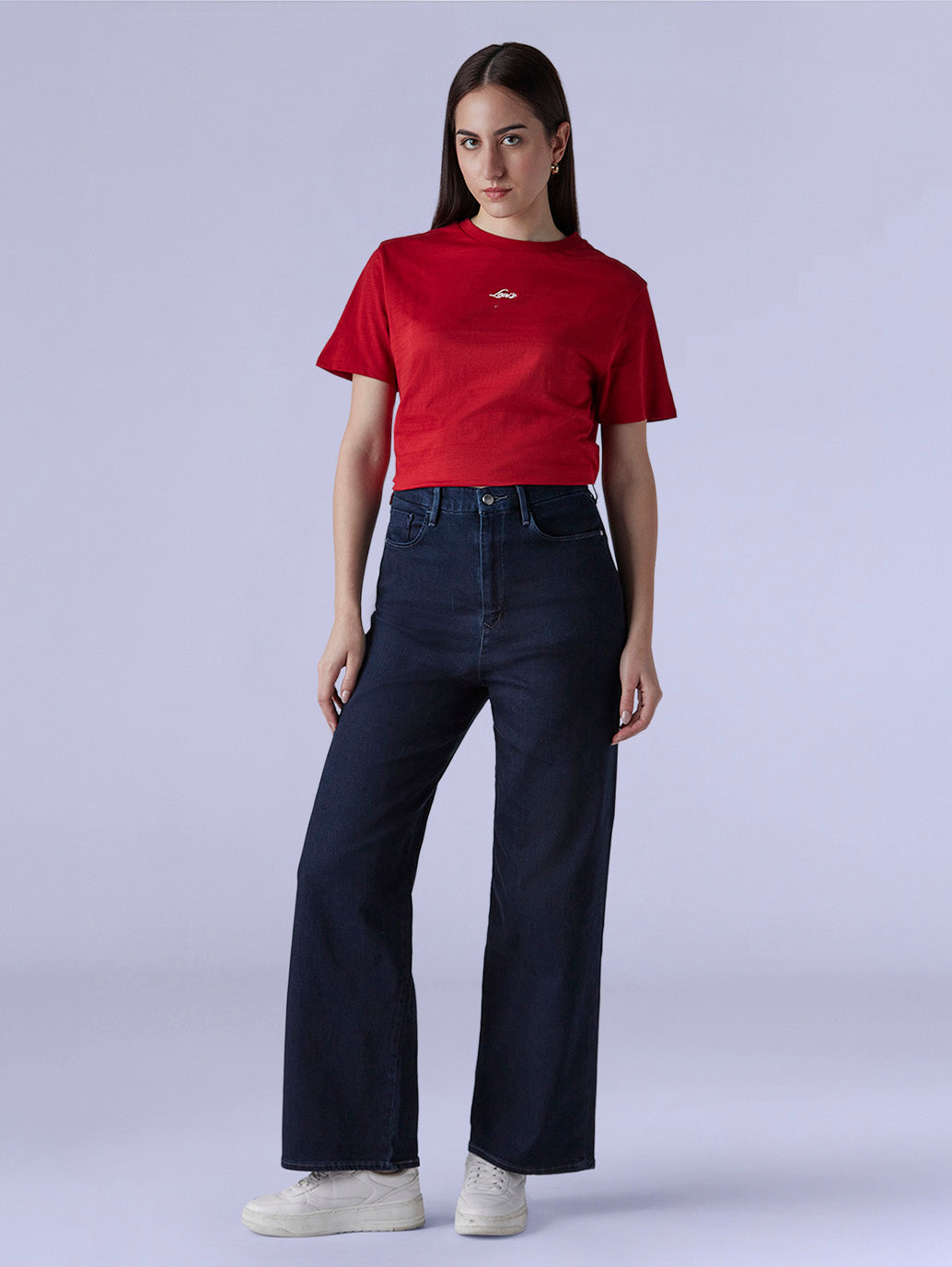 Women's Dark Indigo Loose Fit High Rise Redloop Jeans - 9bc75928-2133-4493-9307-60d5e655223b View
