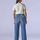 Women's Light Blue Loose Fit High Rise Redloop Jeans - 8e119bde-f442-4a35-a5c7-64fc6c1383f3 View