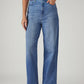 Women's Blue Loose Fit High Rise Redloop Jeans - Front View