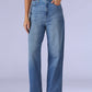 Women's Blue Loose Fit High Rise Redloop Jeans - b320c6ca-ce37-42c9-920c-e320c305111e View