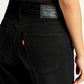 Women's High Rise Mile High Wide Leg Black Jeans