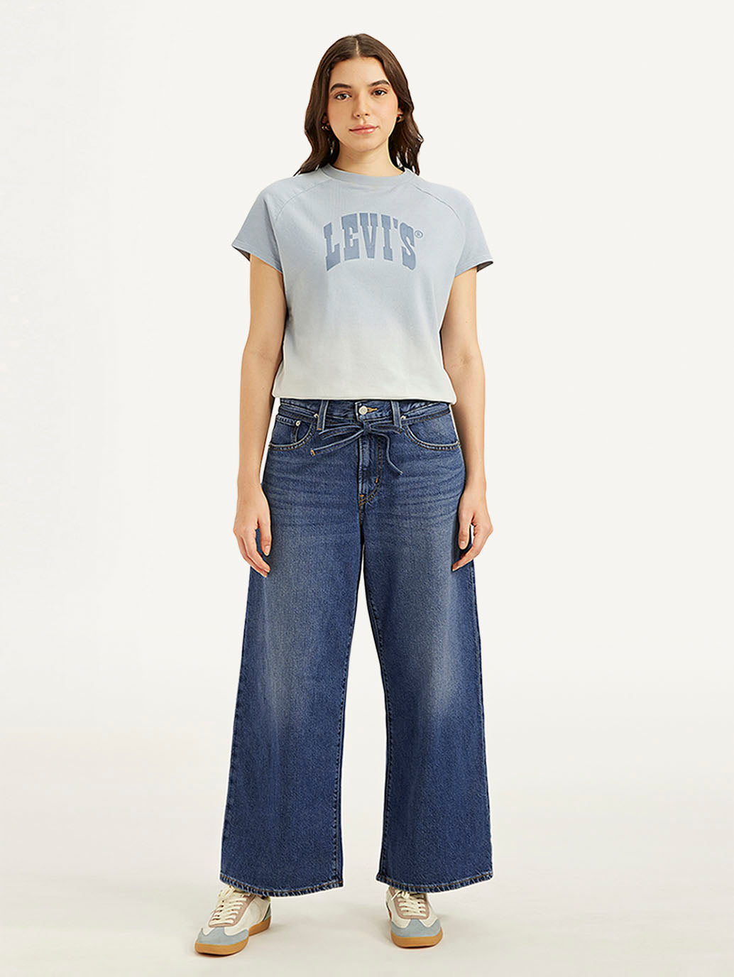 Women's Blue XL Straight Fit Mid Rise Jeans – Levis India Store