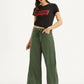 Women's Green XL Straight Fit Mid Rise Jeans - Styleshot View