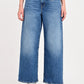 Women's Blue XL Straight Loose Fit Mid Rise Jeans - jpg View