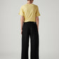 Women's Black XL Straight Loose Fit Mid Rise Jeans - Back View