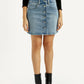 Women's Mid Rise Regular Fit Denim Skirt - Front View