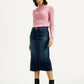 Women's High Rise Regular Fit Denim Skirt - Styleshot View