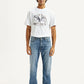 Men's 555 Light Indigo Loose Fit Mid Rise Jeans - Front View